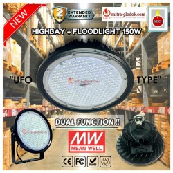 LED High Bay UFO Lampu Gantung Industri Brilux 150W | Highbay